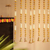 Khushi Flower And Mogra Hanging Traditional Hanging Latkan Size 3 Ft Each Multicolor