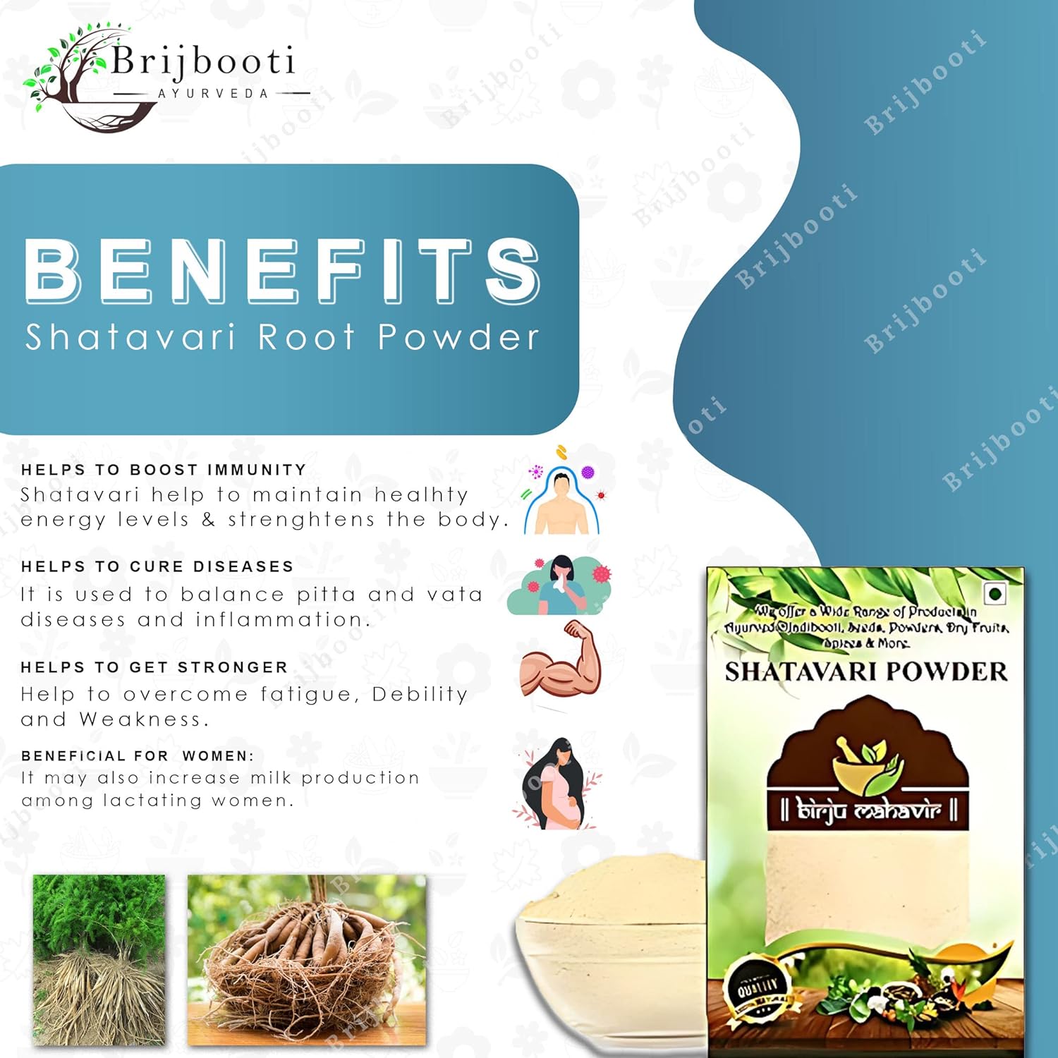 Brijbooti Birju Mahavir Shatavari Powder