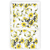 Divine Casa Floret 100% Cotton Double Dohar 120 GSM Soft & Lightweight Throw Blanket Colour Daffodil Yellow