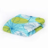 Divine Casa Glace Cotton 120 GSM Reversible Soft and Cozy Lightweight Printed Double Bed AC Dohar Blanket TC - 120 Colour Green and Turquoise Blue