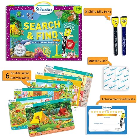 Skillmatics Preschool Learning Activity Search And Find Educational Game Perfect For Kids Toddlers