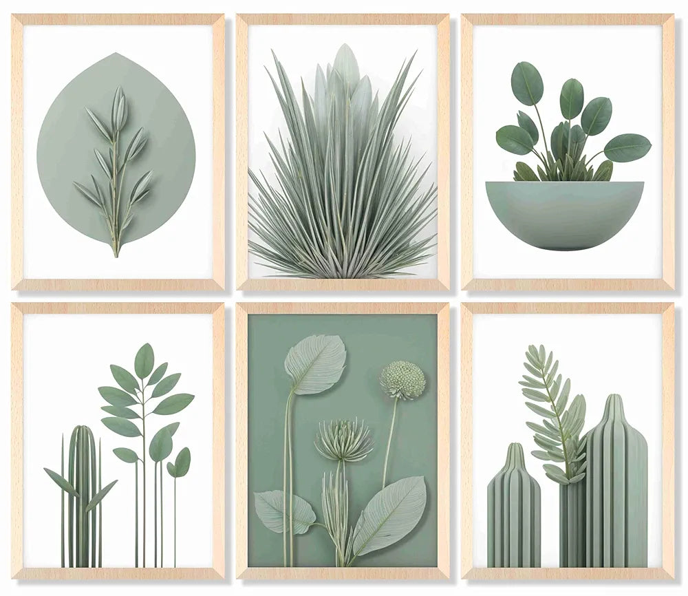 Livin'luxe Paintings Flower Pot Home Decor Wall Paintings With Frame Painting B - 448K6