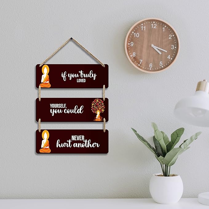 Sehaz Artworks Buddha Wall Hangings Decorative Items for Home Home Decor Items  -3-0014