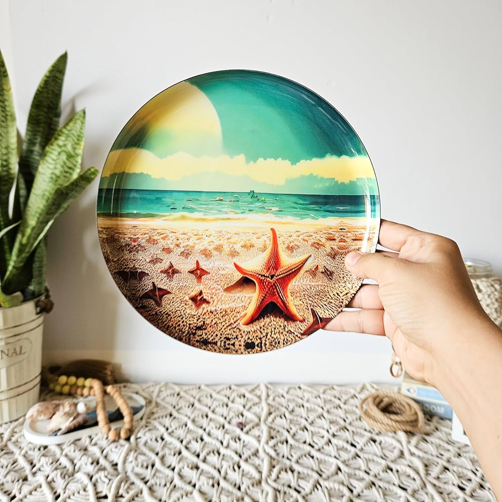 Ritualistic Indian Ocean Wall Plates for Home Decoration Wall Showpiece Set of 5