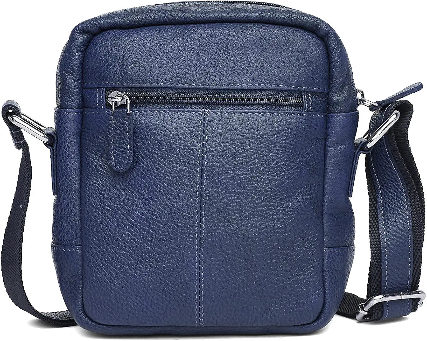 WildHorn Leather Sling Messenger Bag for Men I Multipurpose Crossbody Bag I Travel Bag with Adjustable Strap I Utility Bag I Dimension : L-6 inch W-2.7 inch H-8.5 inch
