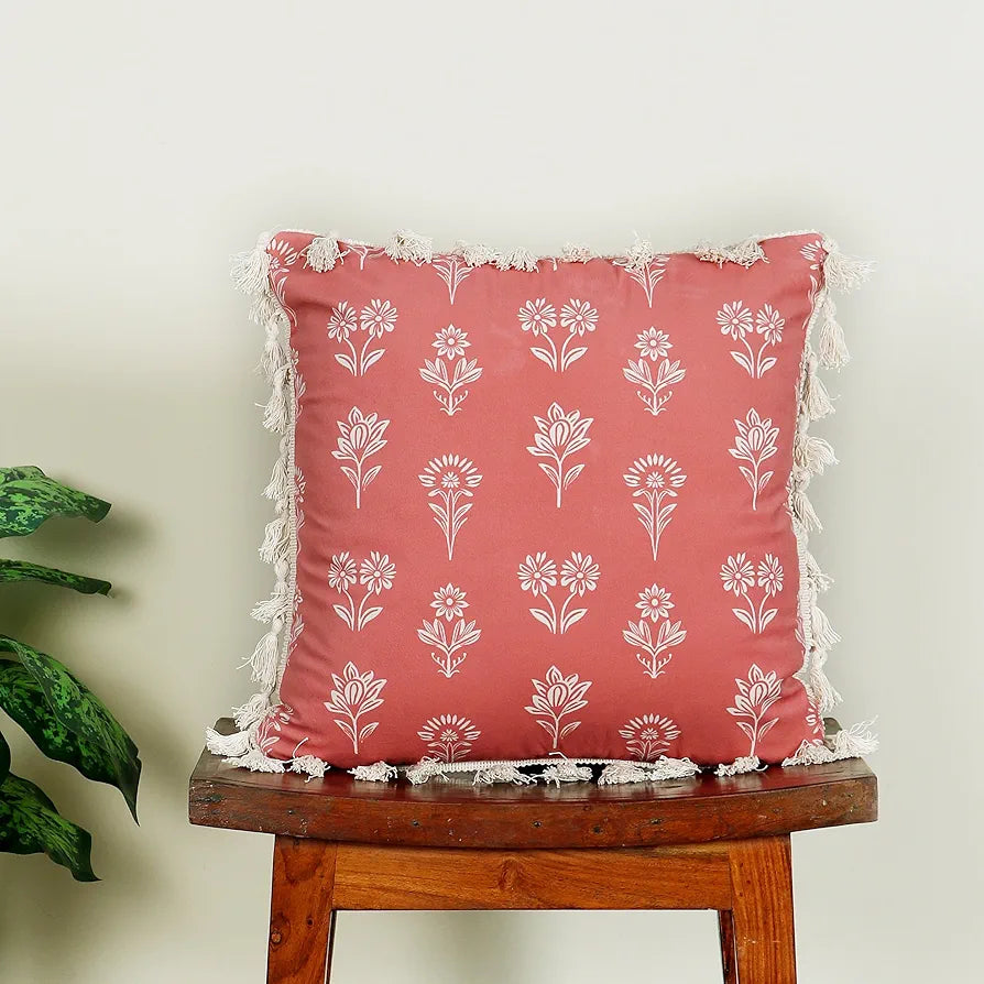 Ishro Home Premium Cushion Cover Colour Tulip Rust
