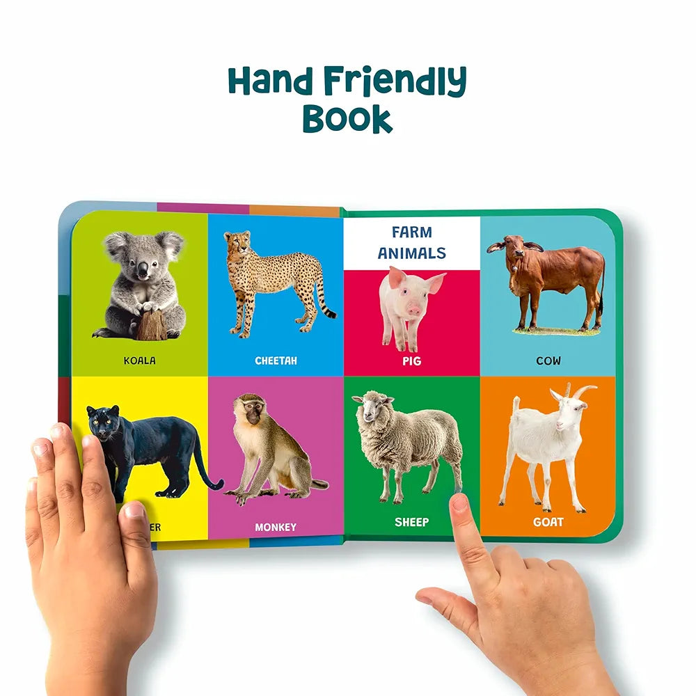 My First Padded Book of Animals : Early Learning Padded Board Books for Children 
