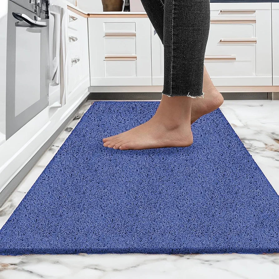 Ishro Home Cushion Noodle Mat Colour Blue For Home Kitchen & Floor Mat For Bedroom