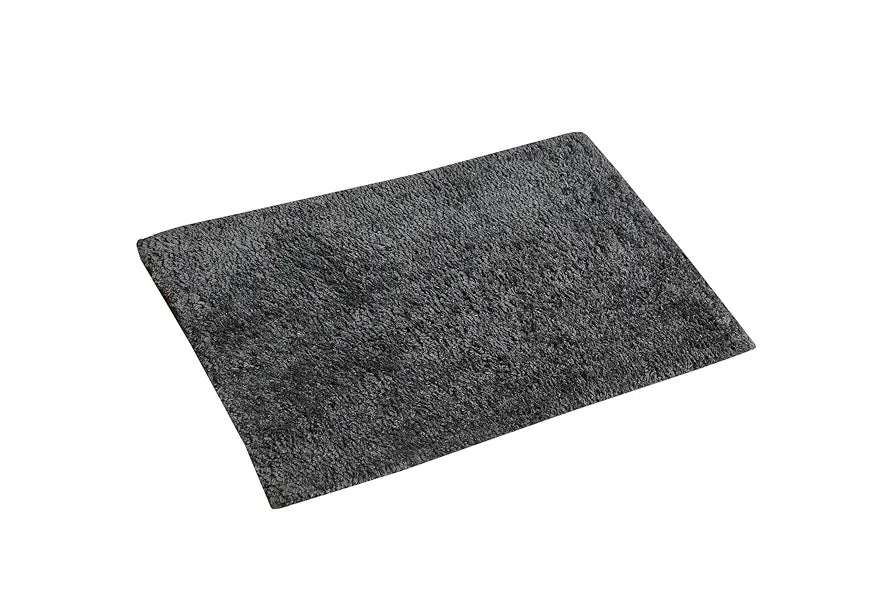 Aerohaven Glorious Super Soft Microfiber Solid Anti Slip Stone Wash Bathmat Grey Colour
