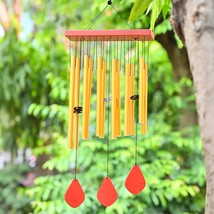 Blissful Golden Wind Chimes  Wind Chime -026