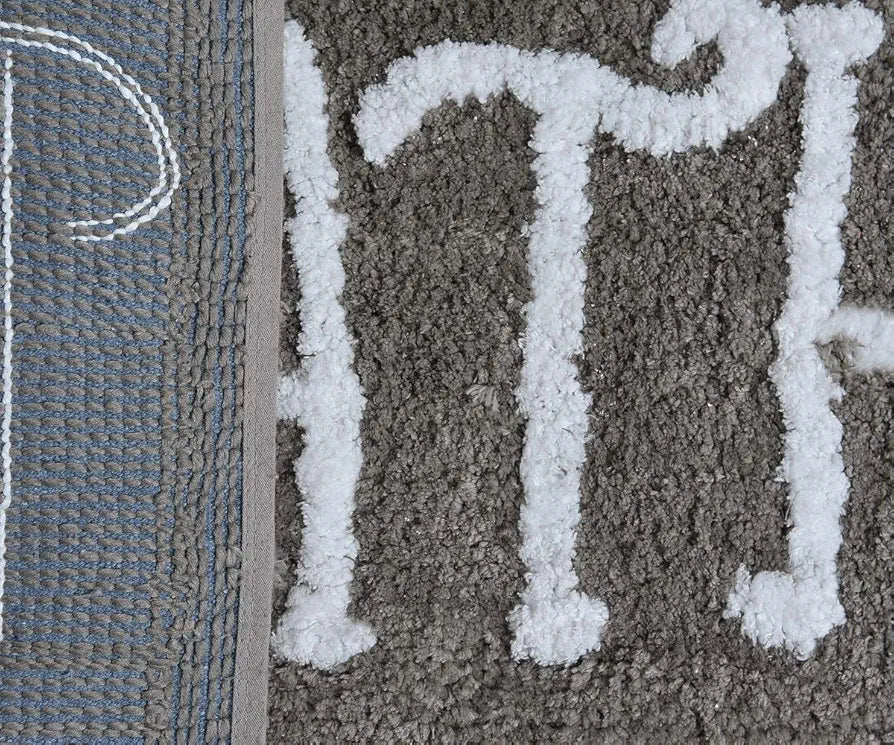 Aerohaven Modern Anti Slip Bathmat Coffee Colour Microfiber