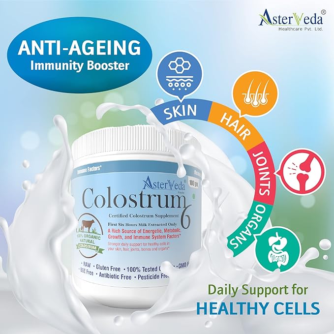 Asterveda Immune Tree Organic Cow Colostrum Powder - 100 gms