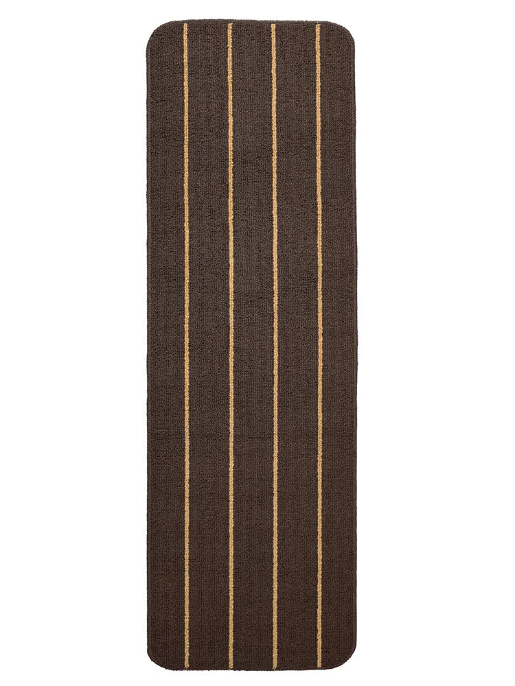 Saral Home Rectangular Striped Soft PP Yarn Durable & Washable Multipurpose Runner