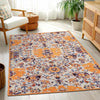 Status Contract Polyester Printed Vintage Persian Carpet Rug Colour Multicolour