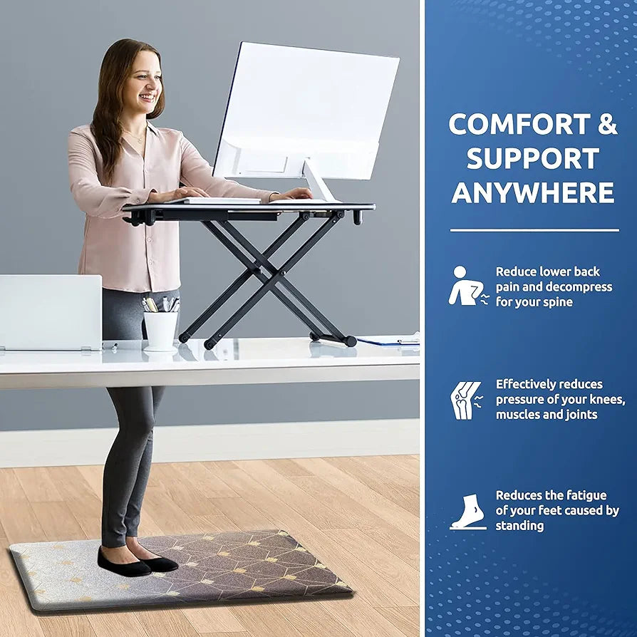Luxe Home Columbo Anti-Fatigue  Mat Cushioned Support Stylish and Durable Easy to Clean Non-Slip Bottom Colour Gradation
