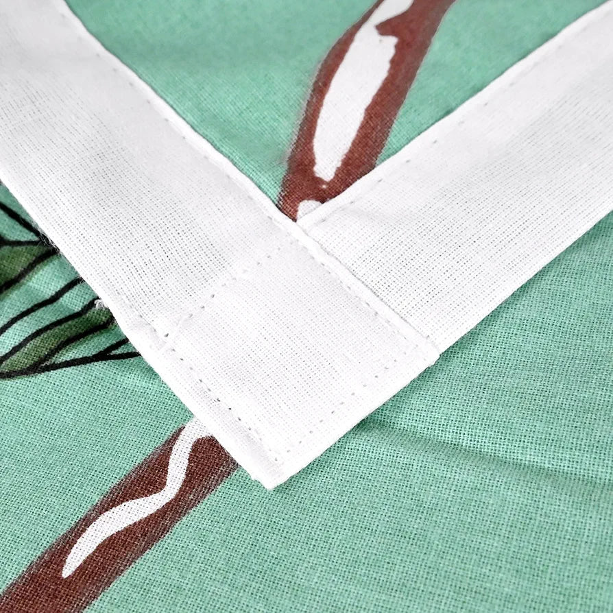 Divine Casa 100% Cotton Double Bed Dohar Ultra-Soft Reversible AC Blanket Colour Mint Blossom Haven