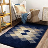 BSB Home Designer Superfine Chenille Carpet Velvet Carpet/Area Rug Durries with Fine Gold Yarn for Living Room Bedroom Runner