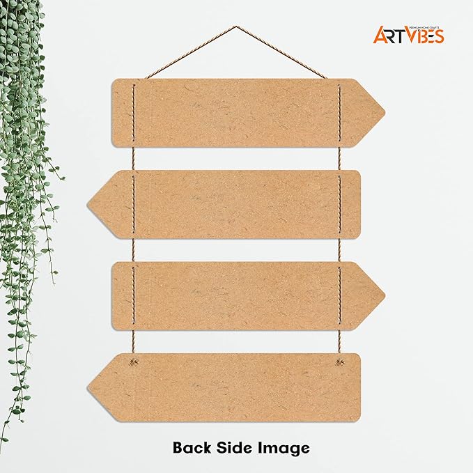 Artvibes Motivational Quotes Decorative Wall Art Mdf Wall Hanger for Living Room | Artworks Wall Hangings