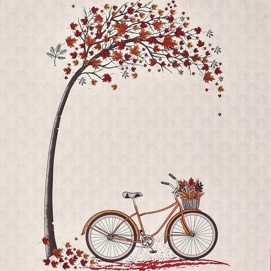 Kuber Industries Double Bedsheet with 2 Pillow Covers 160 TC Premium Cotton Photo Frame Cycle Pink