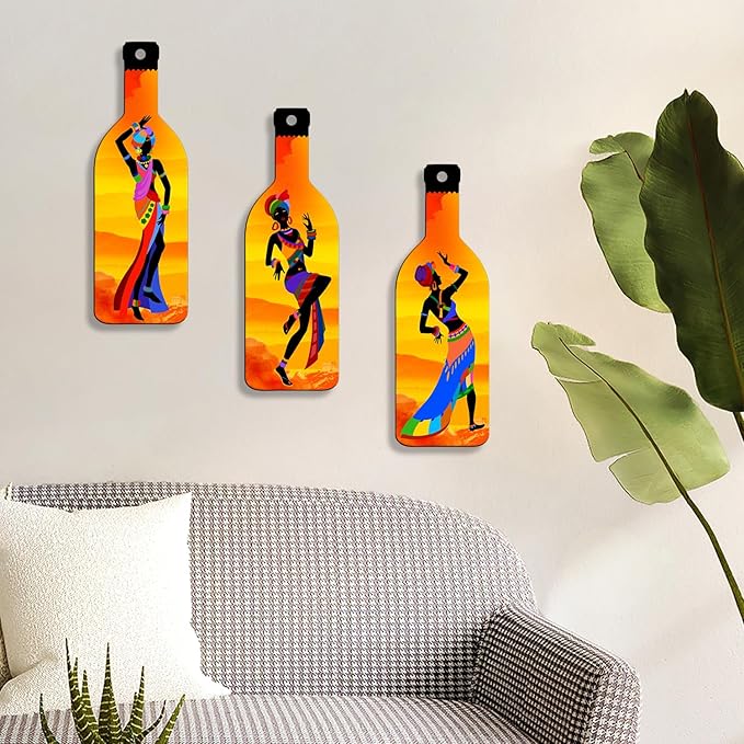 Sehaz Artworks Wall Hanging Decorative Items Home Decor Items for Wall African Dancing Girl