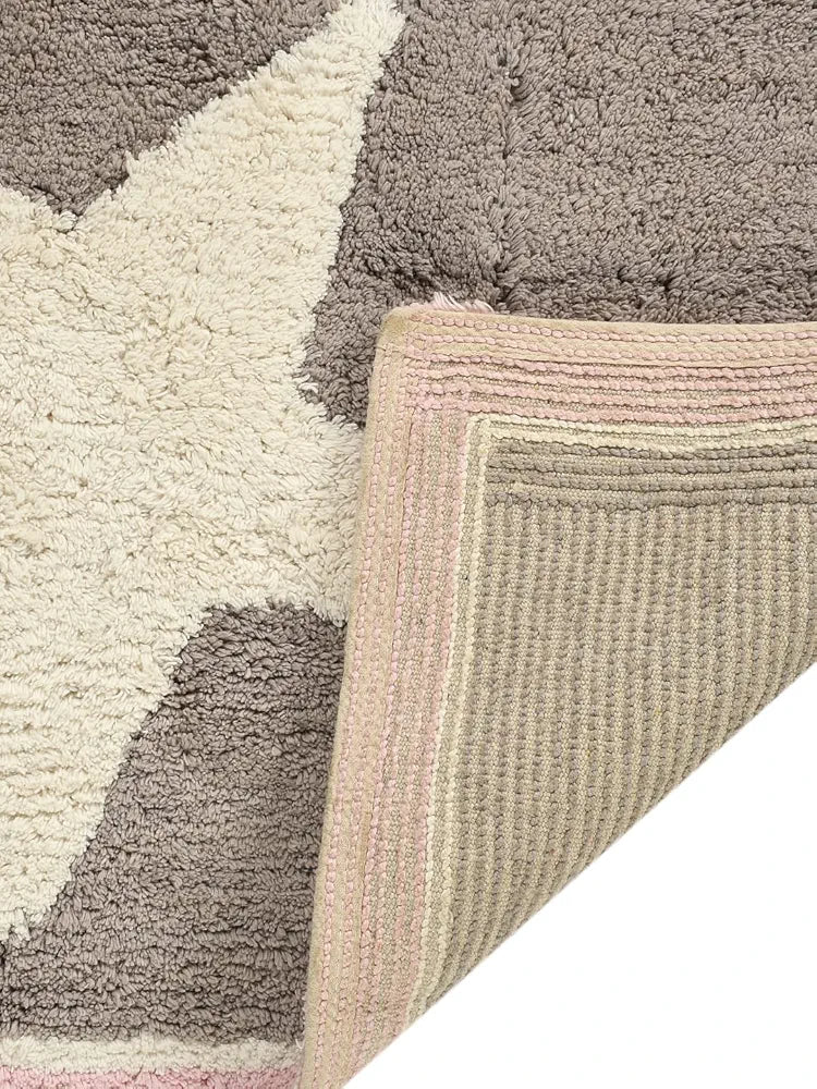 Sashaa World Star Patterned Bathmat Ultra Soft And Absorbent Bathroom Bathmat Colour Beige