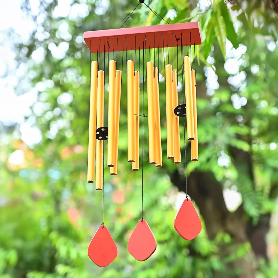 Blissful Golden Wind Chimes  Wind Chime -026