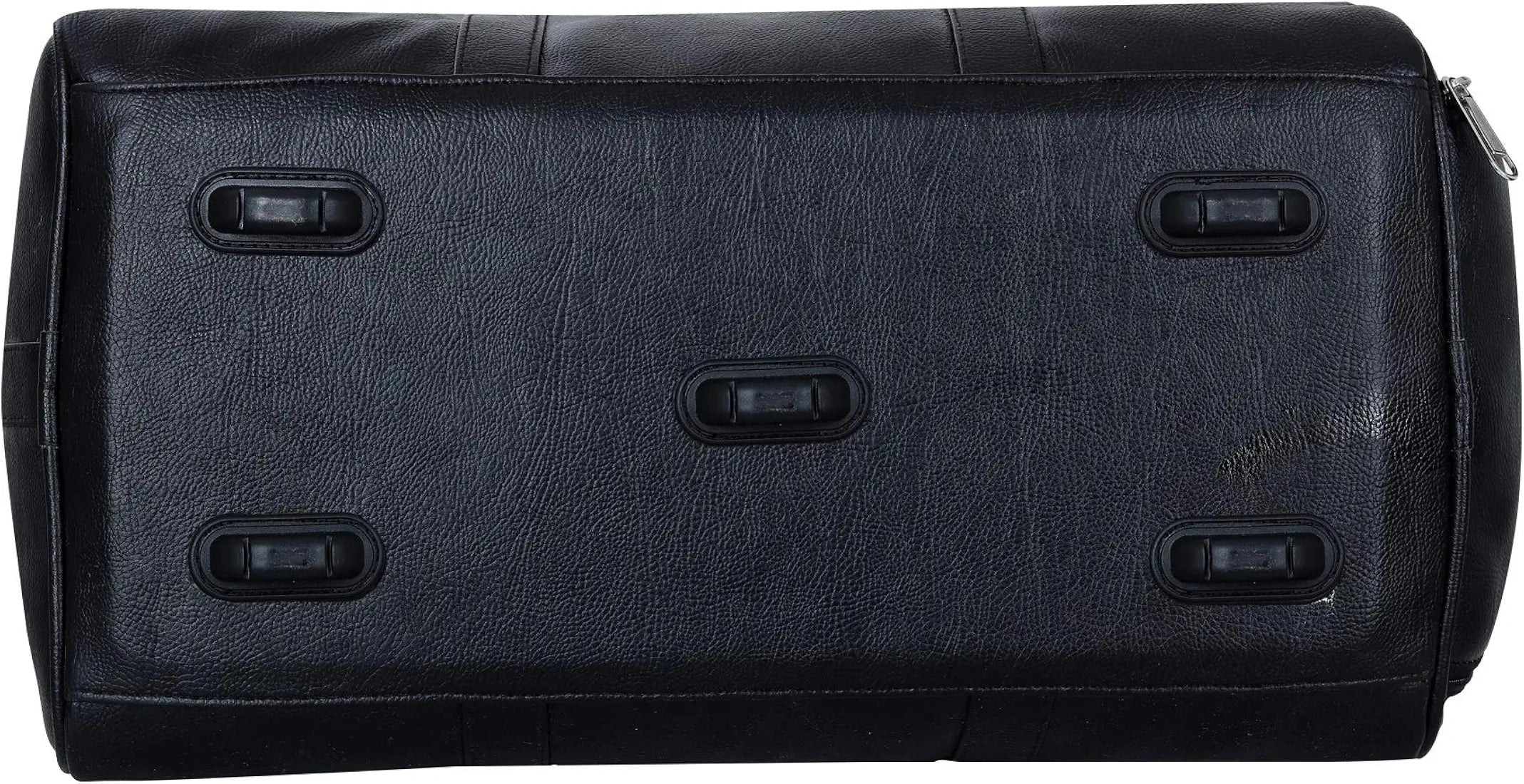 Leather World Duffle Bag for Travel with Shoe Compartment for Men and Women Made of Textured Leatherette with Detachable Shoulder Strap Cabin Bag 