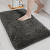 Luxe Home International Microfibre Rectangular Bath mat Super Soft Anti Skid Newman Mats For Bathroom Arabic Colour Coffee