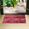 Kuber Industries Multi Riyal Doormat Microfiber Entrance Mat Maroon Colour