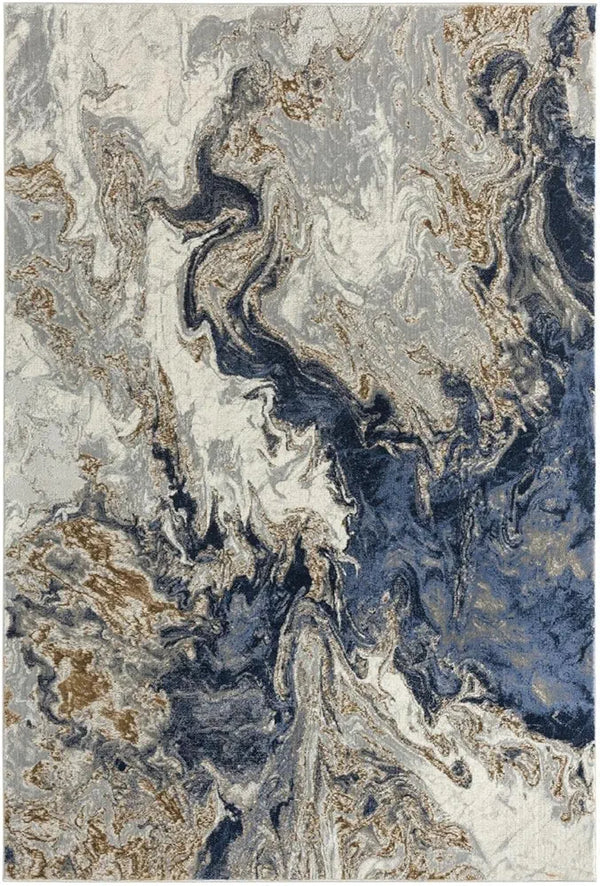 Ishro Home 3d Jet Multi Printed Carpet Rug Runner And Carpets For Bedroom Colour Marbles 5x7 Feet