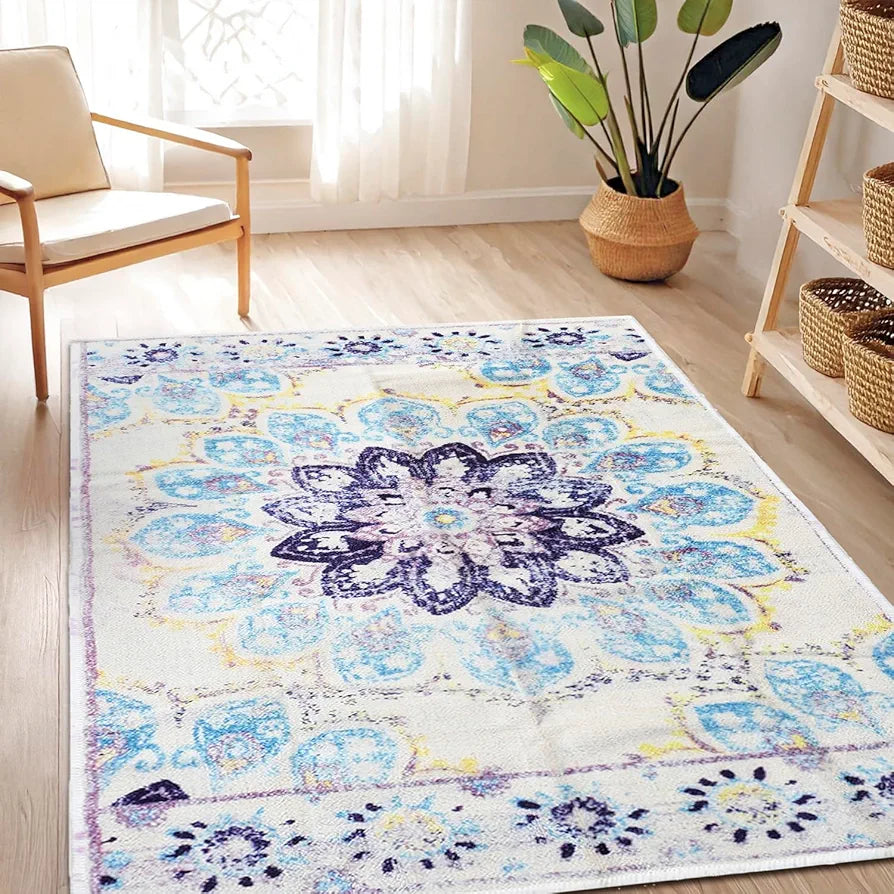 Status Contract Rugs for Living Room 3D Printed Carpet for Living Room DecorColour Multicolor