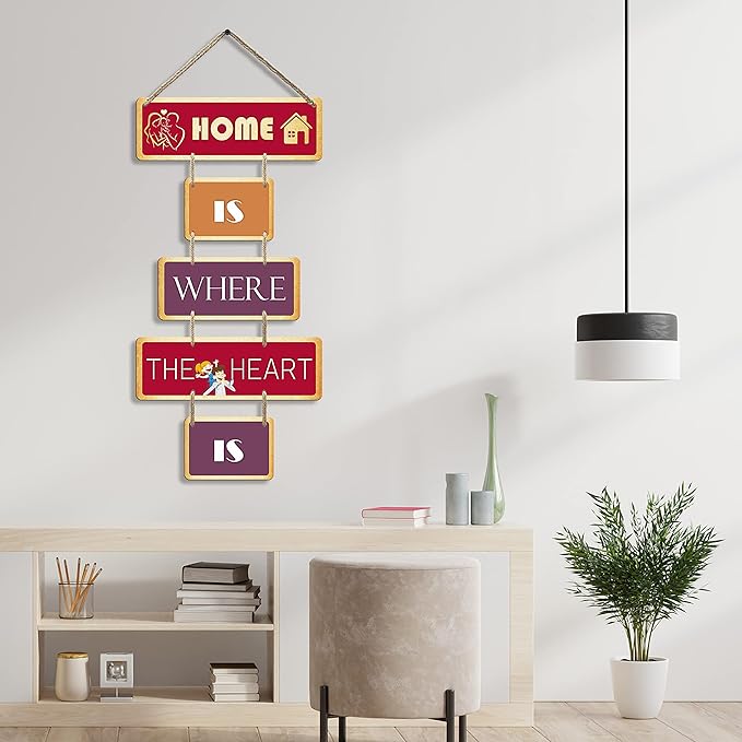 Sehaz Artworks Good Vibes Only Decorative Wall Art MDF Wooden Wall Hanger for Living Room - 5-0001