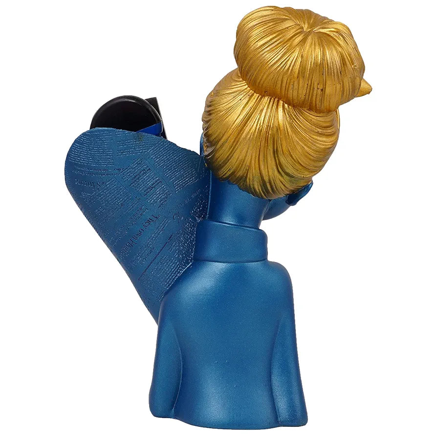 Zart Angel Girl Showpiece Winged Fairy Statue for Shelves