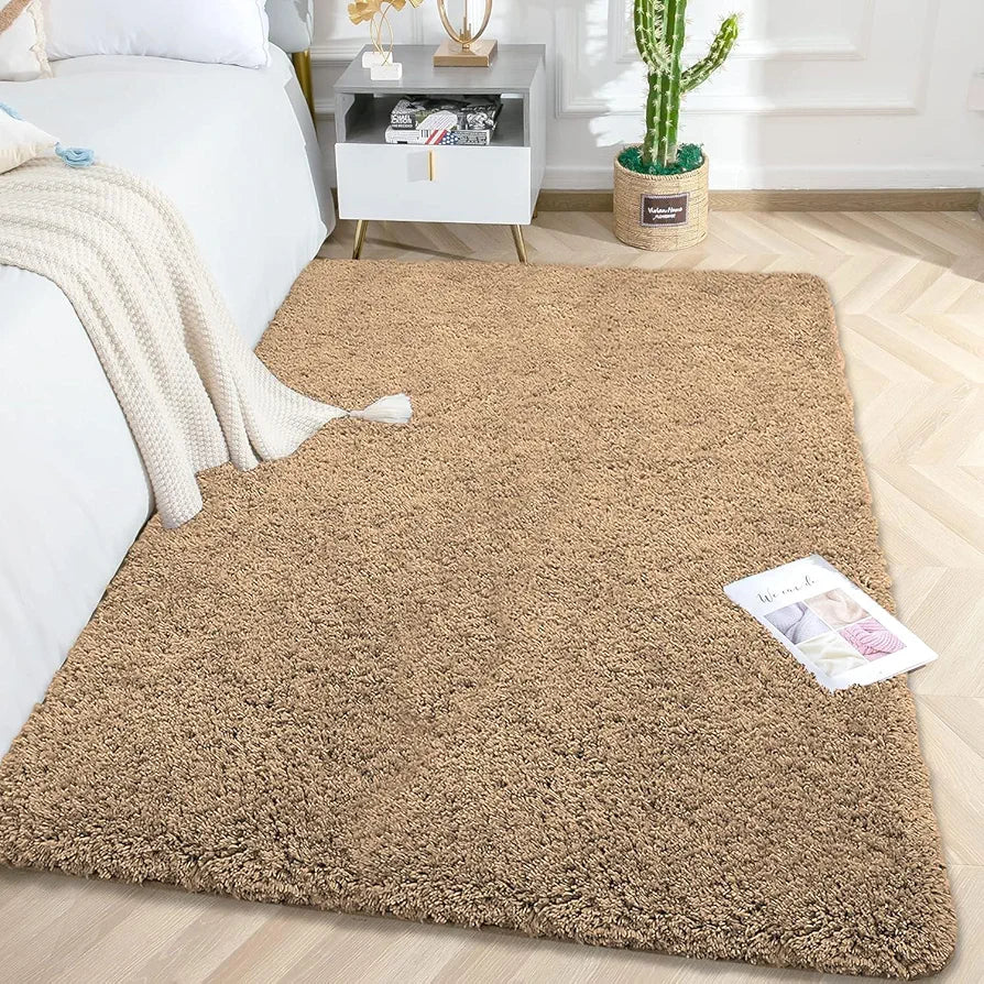 Luxe Home International Carpet Super Soft Anti Slip Vegas Rectangular Rugs Colour Gold