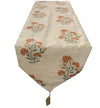 Pink Parrot Jute Silk Table Runner Colour Pink