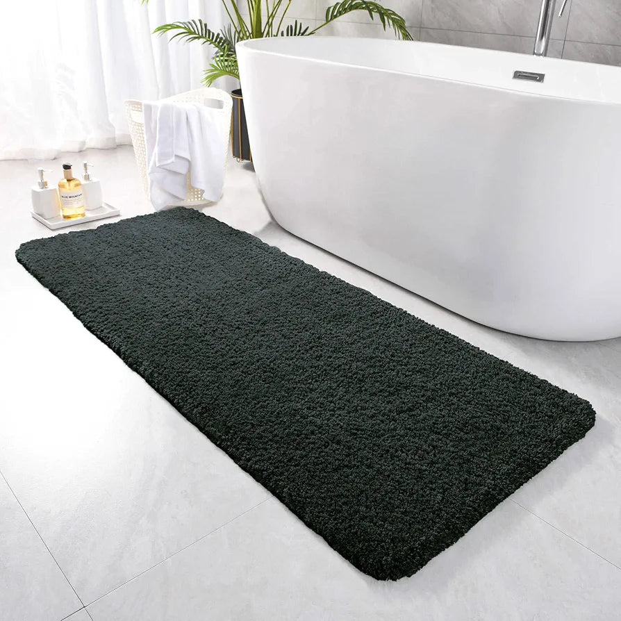Luxe Home International Runner Super Soft Anti Skid Newman Rug For Bedroom  Rectangular Colour Hunter Green