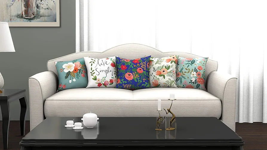 Aerohaven Set of 5 Designer Decorative Throw Pillow/Cushion Covers - CC141