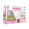 Ratna's My Coloring Mat Fairies Printed Washable & Reusable Colouring Kit for Kids 3+ Years
