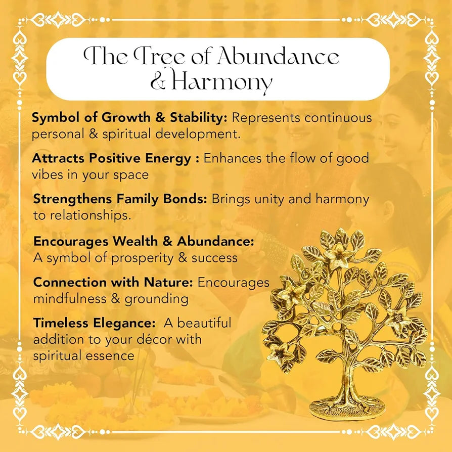 Ekhasa Pure Brass Kalpavriksha Tree Big kalpvriksh Showpiece for Fengshui Vasthu