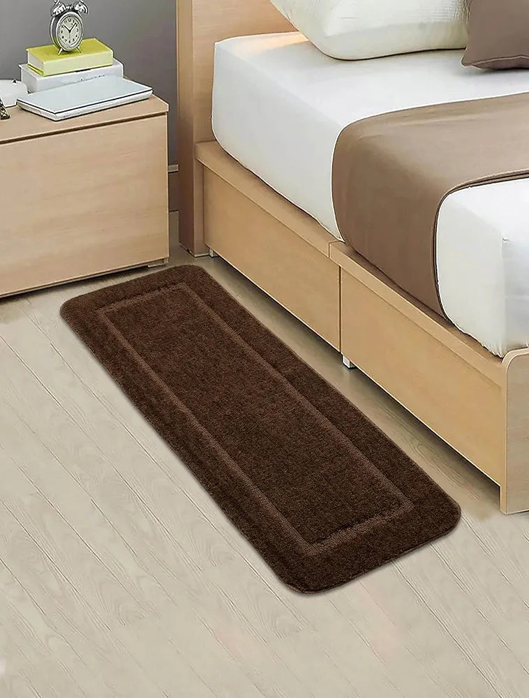 Saral Home Good Morning Mat Colour Brown