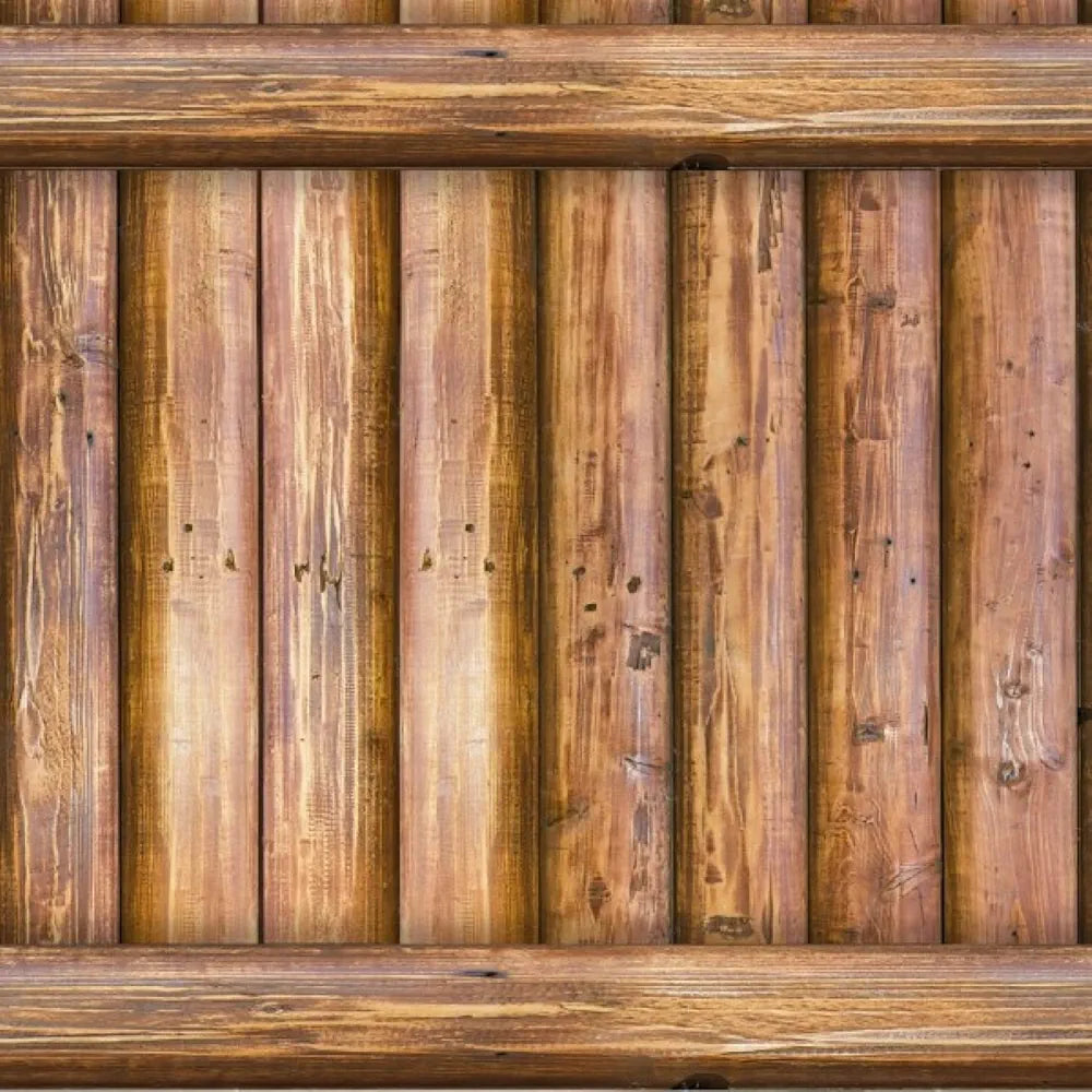 Jaamso Royals Brown Wooden Sve Peel & Stick Wallpaper Multicolor