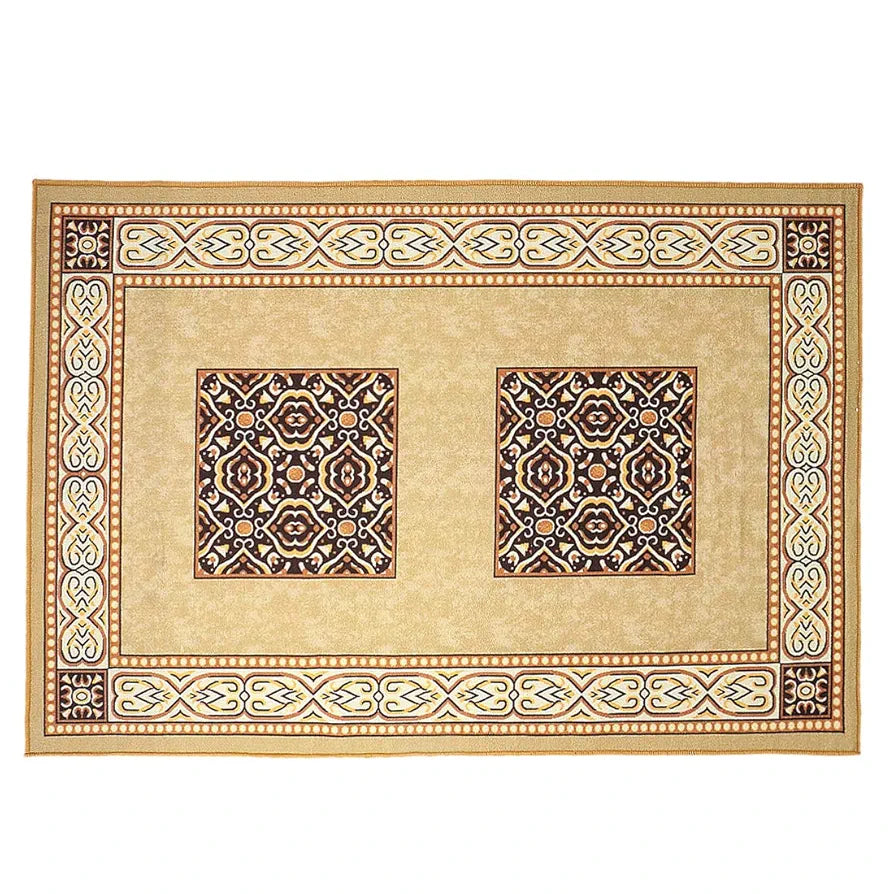 Status Contract 3D Printed Carpet Rug Runner For Bedroom/Living Area/Home With Anti Slip Backing Multicolor