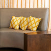 Urban Space Decorative Cotton Cushion Cover Set of 3 Cushion Covers for Sofa, Bedroom, Living Room Motif Mustard