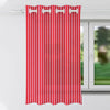 Kuber Industries Window Curtain Sheer Parda for Living Room Lining Net Colour Maroon Colour