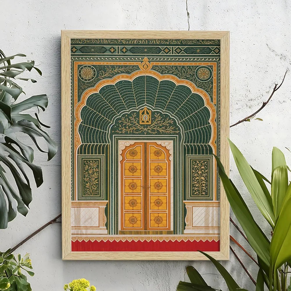 ArtX Paper Madhubani - 01 Art Paintings with Frame Set of 3