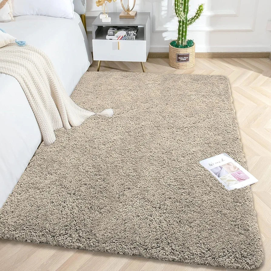 Luxe Home International Carpet Super Soft Anti Slip Vegas Rectangular Rugs Colour Beige