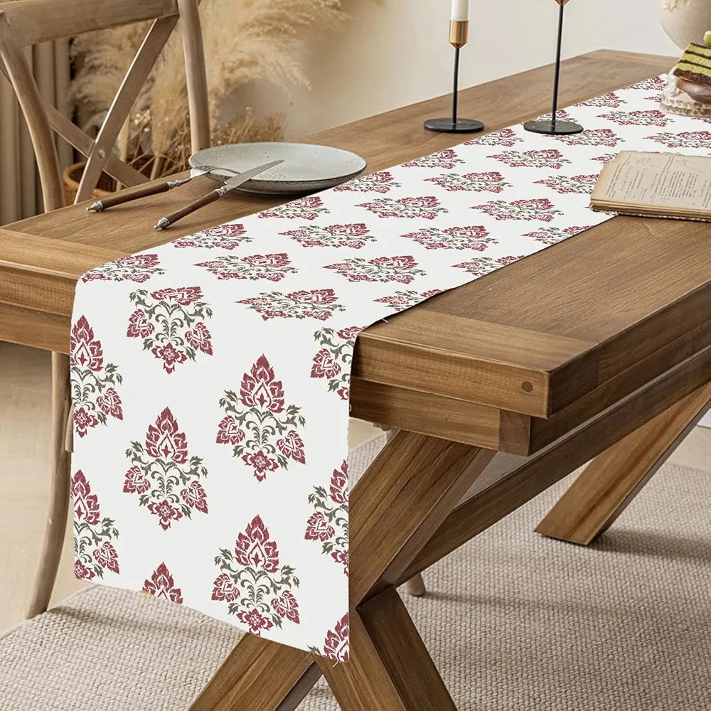 Ishro Home Premium Table Runner Colour Retro