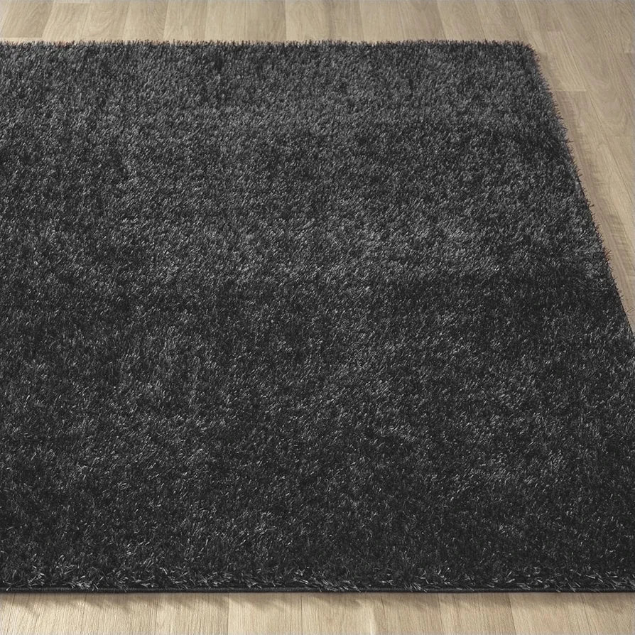 Ishro Home Premium Fuzzy Shag Carpet For Hall Rugs For Living Room Carpets For Living Room Colour Ash Grey 4x6 Fts