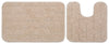 Saral Home Solid Antiskid Bathmat Set Colour Beige