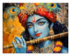ArtX Canvas Krishna Playing Flute Wall Painting Krishna Photo Frame